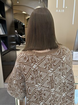 エイトヘアー(8 HAIR) サンドベージュ ブリーチなしダブルカラー ベージュカラー