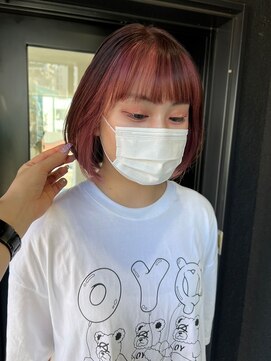 ツキ 横浜店(tuki) インナーカラーケアブリーチイヤリングカラーハイライトレイヤー