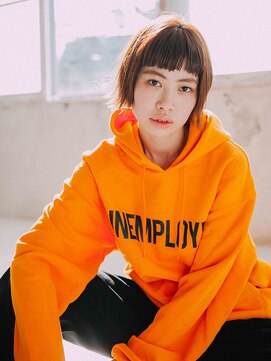 スタリー(Starry) 切りっぱなしおかっぱボブ20代/30代/40代/ハレマチ通り