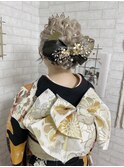 ふわふわアップスタイル