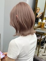 オズ 安積店(OZ) 黒髪ボブルフネビージュ小顔ワンレン