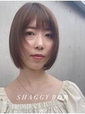 小顔になろう！ タイトなシャギーボブ！