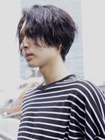シャドウパーマ韓国コンマツイストスパイラルマッシュウルフ