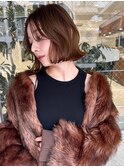 ハイライトバレイヤージュダブルカラーケアブリーチ30代40代
