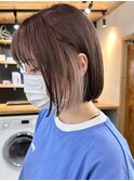 ハイライトカラー/くびれヘア/レイヤーボブ[静岡/ダブルカラー]