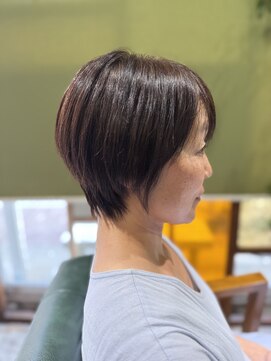 美容室カードル 新小岩店(Cadre) 透け感ショートボブ