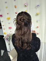 ヘアセット専門サロン by OKINAWA WATABE WEDDING 那覇店 ハーフアップ