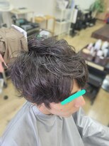 ラグヘアー(Lug hair)&nbsp;メンズにデジタルパーマ　第2弾
