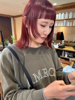 『ポイントからフルデザインまで日常に馴染むデザイン性の高いカラーが◎周りと差がつく髪色に♪』