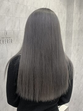シェリール(CHERiR) 透明感髪質改善カラートリートメント◎ブリーチなし×グレージュ