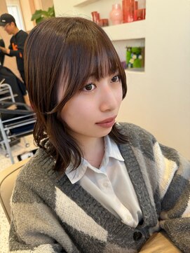 オン キャナルシティ博多前店(on) 【中里恵梨】顔周り/ミディアム/ナチュラルカラー/20代