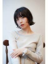 ザ ドッツ(THE DOTS)&nbsp;前上がりボブパーマヘア