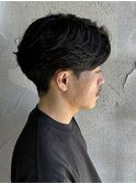 MEN’S HAIR/サーフカール/刈り上げセンターパート/群馬高崎