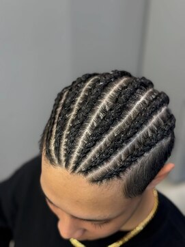 アーバンスタジオトウキョウ 下北沢店(URBAN STUDIO TOKYO) 地毛コーンロウ　[特殊ヘア下北沢/メンズサロン]