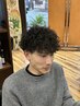 【流行No.1】波巻きパーマで時代に乗る★MEN'Sカット+波巻きパーマ¥13420