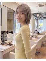 ハーツオオサカ(HE:ARTS OSAKA) 韓国タッセルボブハイトーンベージュ