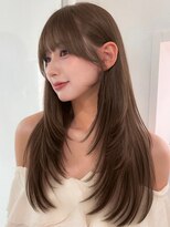 ロンドエニカ 大宮(Lond enika)&nbsp;ミルクティーピンクベージュ/ハッシュカット/ワンホンレイヤー