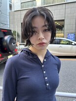 ネロ ヘアサロン ネイビー 渋谷(NERO HAIRSALON NAVY)&nbsp;【笠井至音】ボブ　パーマ　前髪　なし