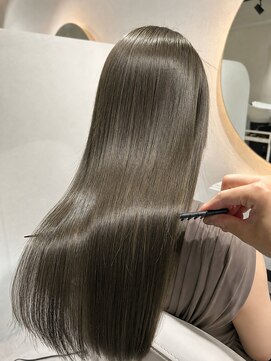 レヴァ(LEVA) 茨木ケアブリーチ×オリーブグレージュ