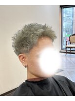 ニルバ(niLva)&nbsp;スパイキーショート × シルバーグレージュ