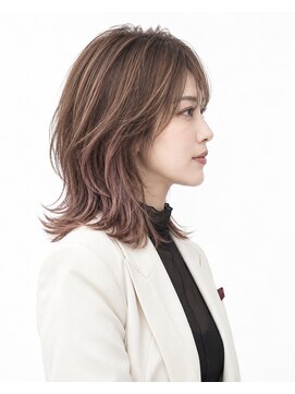 ヘアセラピー サラ(hair therapy Sara) 顔まわりレイヤーのミディアム