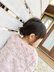 お子ちゃま御呼ばれヘアセット♪