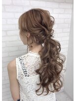 ヘアーセットサロン ピンキー(Hairset Salon Pinky) Pinky.ポニーアレンジ