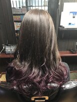 ヘアーサロン グラント(hair salon GRANT) グラデーションカラー紫
