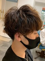 チェスト 姫路店(CHEST)&nbsp;【今井良輔】内外MIXパーマ　グレーベージュ　グレージュカラー