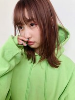 リアン(Lien)&nbsp;Lien☆ミニウルフレイヤーミディ×テラコッタオレンジブラウン