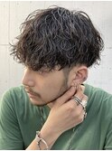 2wayパーマスタイル波巻きツイストスパイラルパーマ