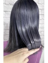 リヒト ヘアワークス(Licht HairWorks)&nbsp;アウターカラーラベンダーシルバー＋ダークグレージュ