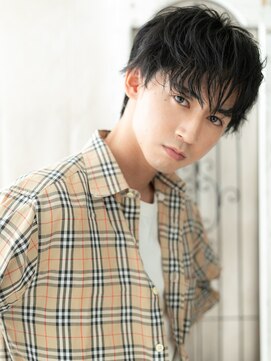 ミスターアンドミセス ファミリーカットサロンビーンズ 草加店(Mr&Mrs Beans) 不揃いな毛束が生み出す万能スマートマッシュA草加