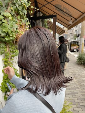 ピークスヘア(peaks hair) ショコラアッシュ ジェルカラー ラベンダーブラウン