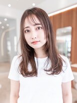 ハバナ 渋谷(HAVANA) 20代30代大人可愛いグレージュカラー斜めバングショートボブ