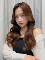 ランテルディ 渋谷(LANTERDIT)&nbsp;ベージュカラー/韓国ヘア／レイヤー／くびれヘア／透け感カラー