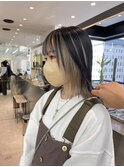 イメチェン外ハネボブ美髪ワイドバングレイヤーショート/大宮