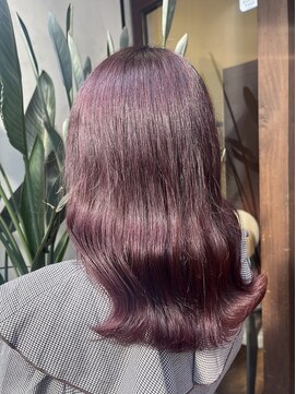 アン(Hair make un) ピンクラベンダー