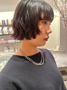 ブクレット(Bouclettes) 心斎橋　ミニマムボブ　前上がりボブ　10代20代30代