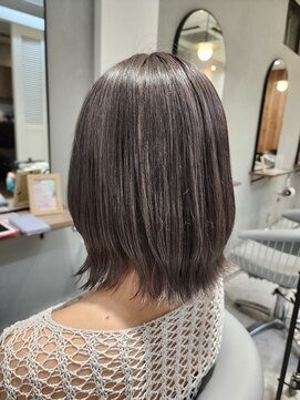 ハイレート ウニクス川越店(Hairate) [Sekiguchi] ロブ×ラベンダーグレージュ