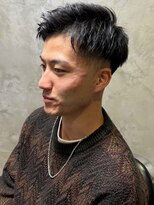 ディスイズバーバーフォース(THIS IS BARBER 4th)&nbsp;フェードカット　ショートヘア　黒髪ショート　刈り上げ