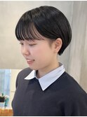 ボブミニボブショートショートボブぱっつん前髪