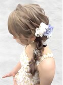 サイド編みおろし