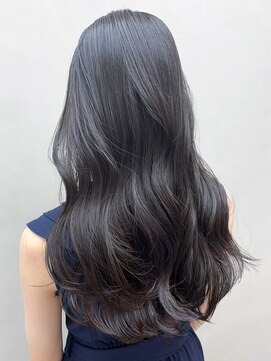 アイティー バイ アルバム 浦和店(IT by ALBUM) ロング暗めカラー韓国ヘア顔周りレイヤー_ba467972