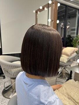 ロール 博多(Role) ボブ/透明感カラー/暗めカラー/韓国ボブ/髪質改善 /顔周りカット