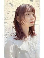 プレデフリュー 北白川本店(PUREE de FLEURS) 10代/20代/30代/京都/学割/ミディアム/前髪/顔まわり/レイヤー