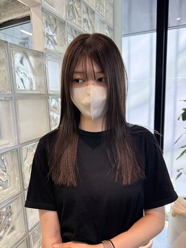 ココアベージュ/透明感カラー/大人艶カラー