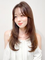 レア 表参道(L'ea)&nbsp;黒髪 クラゲヘアー オリーブグレー 小顔 ココアベージュ