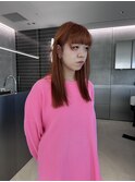 ロング/カラー/オレンジ/下北沢成城登戸新百合ヶ丘向ヶ丘遊園
