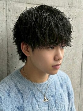 ヘッドストック 大和八木店(HEAD STOCK) メンズ波巻きシャドウパーマツイストスパイラルルーズパーマ